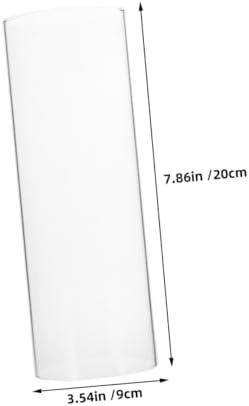 Elegant Transparent Glass Candle Shade for Tealight Holders