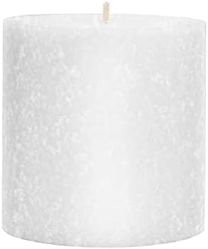 Root Candles Unscented Pillar Candle 3x3-Inch White