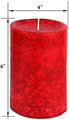 6 Inch Apple Crisp Scented Pillar Candle 1
