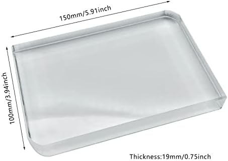 Sublimation Blanks Crystal Tabletop Photo Frame DIY Decor Signs Plaques
