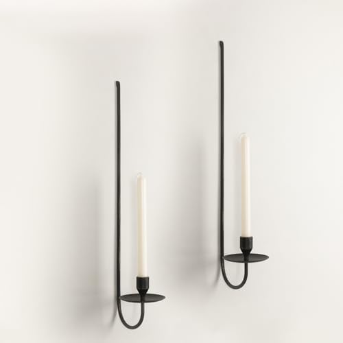 248 Inch Iron Wall Candle Sconce Set of 2