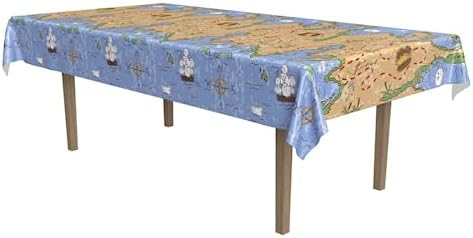 Beistle Treasure Map Tablecover for Parties