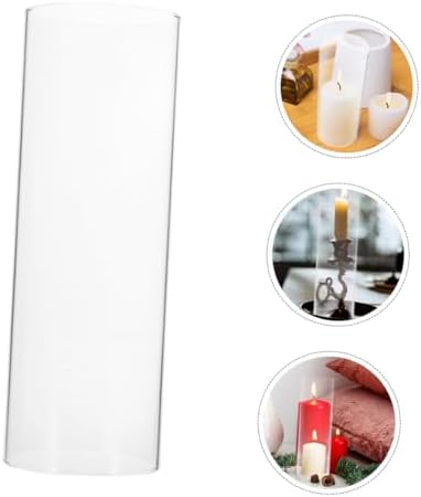 Elegant Transparent Glass Candle Shade for Tealight Holders