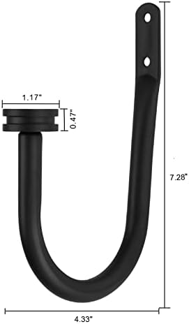 Kemmie Curtain Holders 2 Pack Matte Black Holdbacks