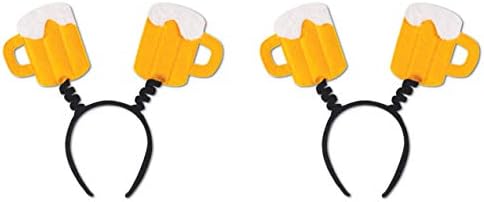 Beistle 2 Pack Beer Mug Boppers Yellow