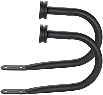Kemmie Curtain Holders 2 Pack Matte Black Holdbacks