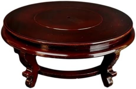 Festcool Wooden Fishbowl Display Vase Stand 16 Inch