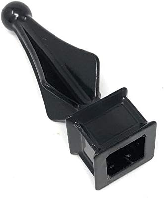 Aluminum Black Quad Flare Finial Set of 10