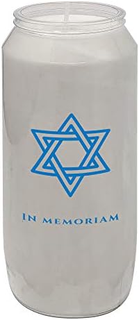 Yahrzeit Memorial Candles 7-Day Burn 3 Pack