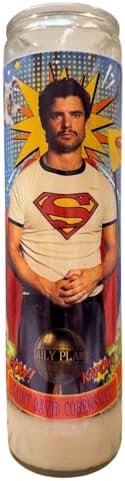 David Corenswet Superman Devotional Prayer Candle