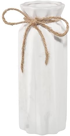 White Ceramic Vase - Modern Home Decor 827 H