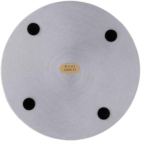 Silver-Plated Aluminium Candle Holder Bowl 5 12 in