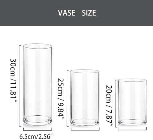 Purple Artificial Rose Vase Fillers with Floating Candles