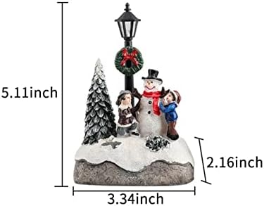 LED Lighted Christmas Village House with Collectible Buildings