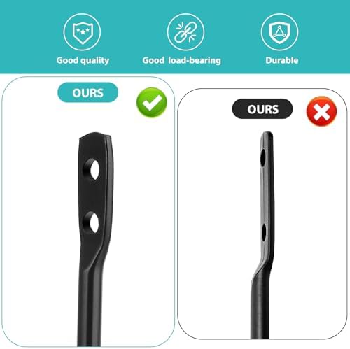 8 PCS Black Curtain Tie Backs Decorative Holders