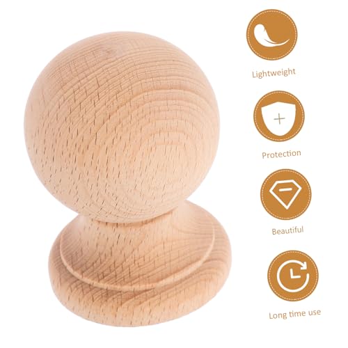 Jojofuny Wooden Finials for Round Wood Decor