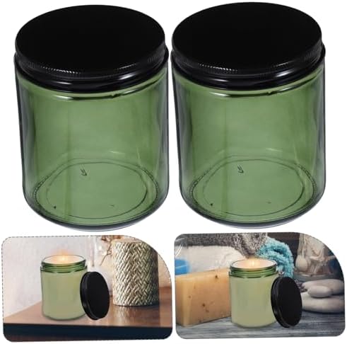 12pcs Glass Candle Tins for Aromatherapy and Home Decor