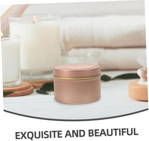 12pcs Metal Candle Tins for DIY Aromatherapy Jars