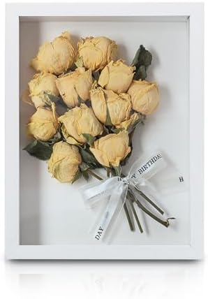FuninCrea 8x10 Inch Shadow Box Frame White