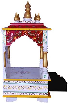 Wood Home Temple Orange 18x12x24 Inch