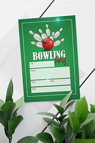 Stonehouse Collection Bowling Party Invites 25 Lucky Strike Theme