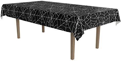 Beistle Spider Web Tablecover for Halloween