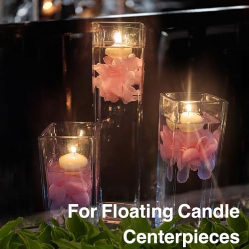 Floating Flowers for Floating Candle Centerpieces 12pcs Pink