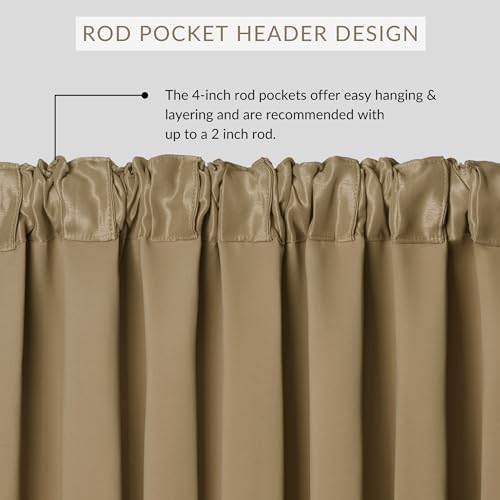 Elrene All Seasons Waterfall Window Valance 52x36 Antique Gold