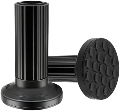 ZOCONE Black End Caps 2PCS for Curtain Rods