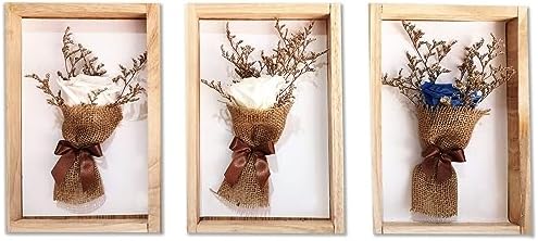 PATIKIL 6x8 Shadow Box Frame White Wooden