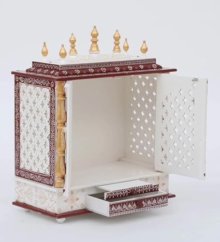 Wooden Temple Wall Sculpture 12 Inch