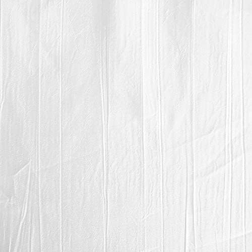 5 White Crinkle Accordion Taffeta Napkins for Events