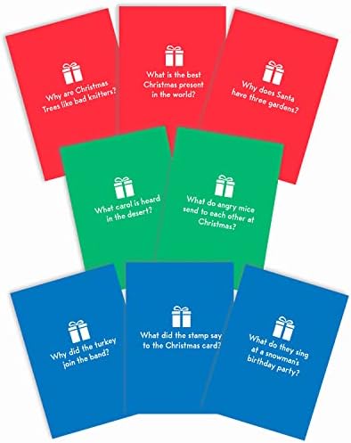 Huxters Christmas Cracker Jokes Cards Pack of 8
