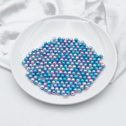 1100 pcs Gradient ABS Faux Pearls for Vase Fillers