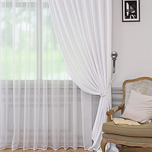 Sumnacon Set of 2 Decorative Curtain Holdbacks Grey