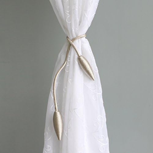 Valea Home 4 Piece Curtain Tiebacks Clips Holdbacks