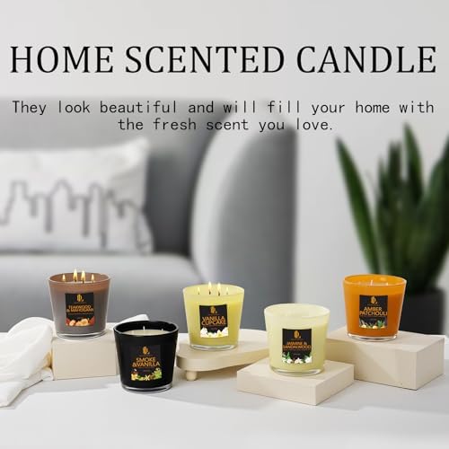 Amber Patchouli 30oz Soy Candle with 4 Wicks