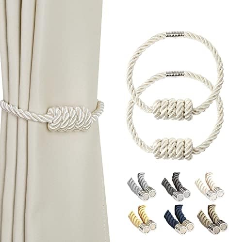 BEL AVENIR Magnetic Curtain Tiebacks 2 Pack