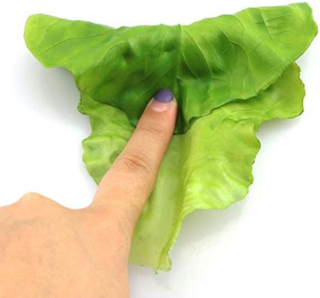 Tegg Fake Lettuce Leaves 3PCS Artificial Vegetable Decor
