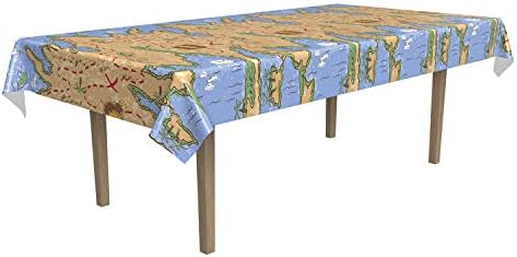 Beistle Treasure Map Tablecover for Parties