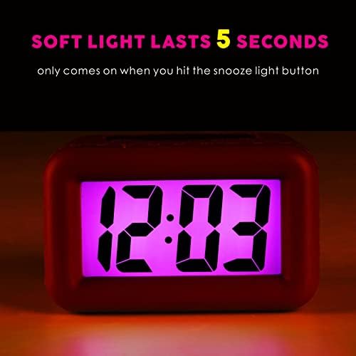 Plumeet Kids Alarm Clock with Snooze and Backlight