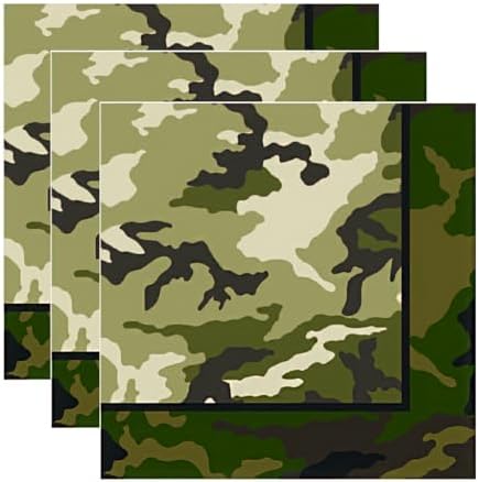 50 Piece Camouflage Napkins for Military Themed Parties
