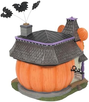 Department 56 Disney Halloween Village Mickeys Pumpkintown Haunted Manor Lighted Building