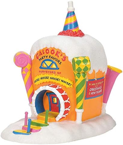 Department 56 Grinch Village Whoville Galooks Party Favors Light Building