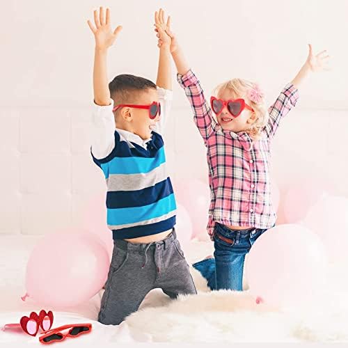 UMEELR Valentine Heart Sunglasses Set 6 Pack