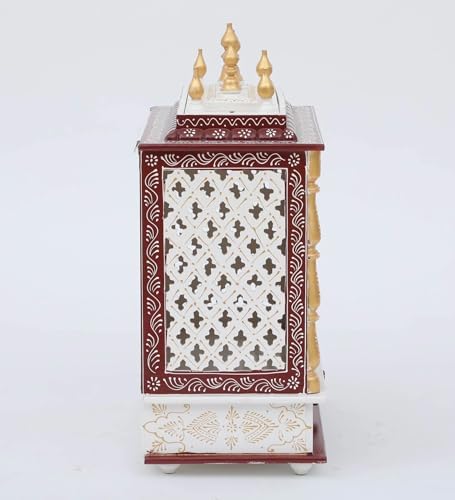 Wooden Temple Wall Sculpture 12 Inch