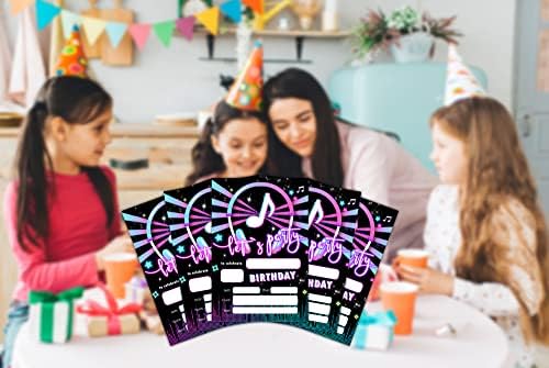 Lesixur Birthday Party Invitation Cards for Kids and Teens