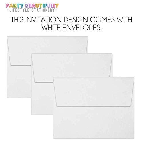 Santa Mrs Clause Christmas Party Invitations Light