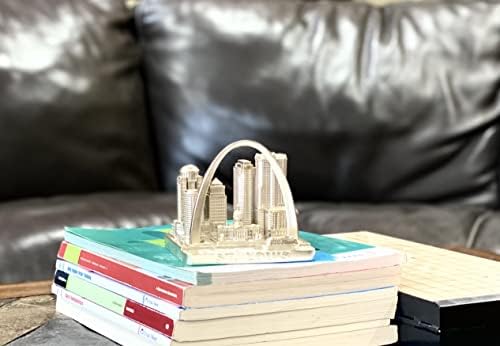 St Louis 3D City Model Statue Decoration 4 Inch White