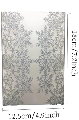 Silver Christmas Party Invitations with Envelopes 50 Set